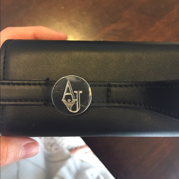 Armani Jeans navy and white purse. - Picture 3 of 8